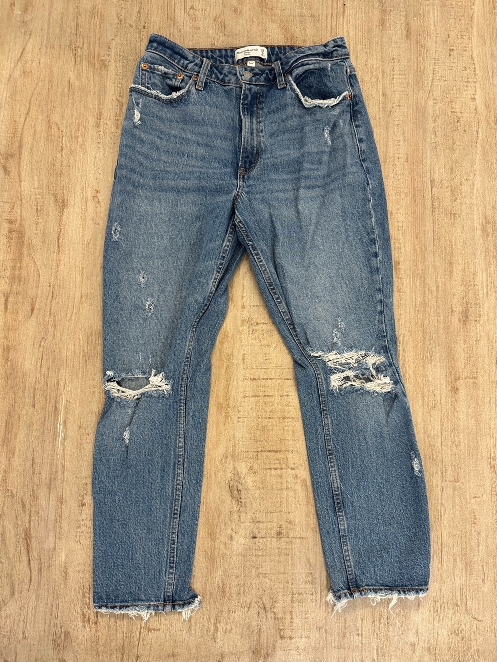 Abercrombie & Fitch Women's “The Mom” High Rise Jeans